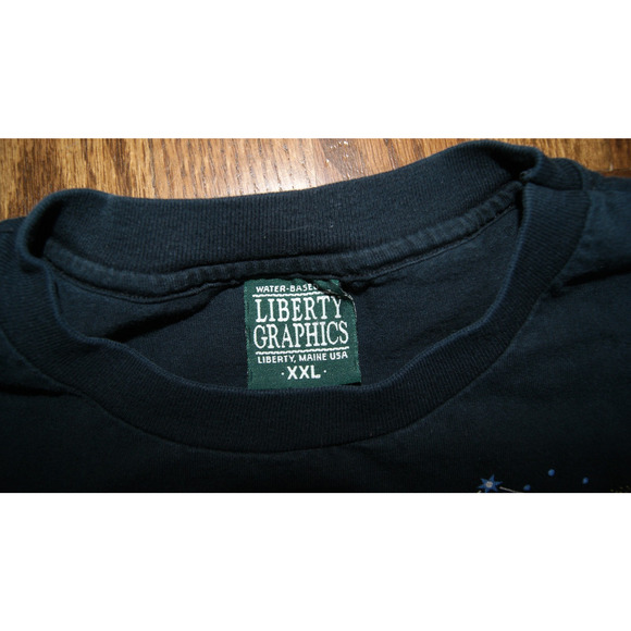 Vintage Superstars Shirt Mens 2XL Constellation Liberty Graphics 90s AOP 2 Sided - Picture 3 of 11